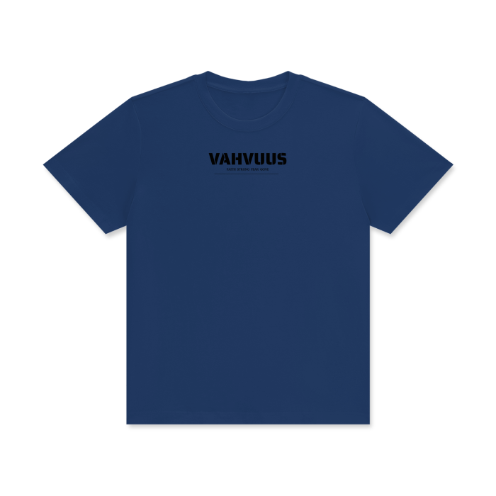 VAHVUUS FAITH STRONG FEAR GONE Crew Neck T