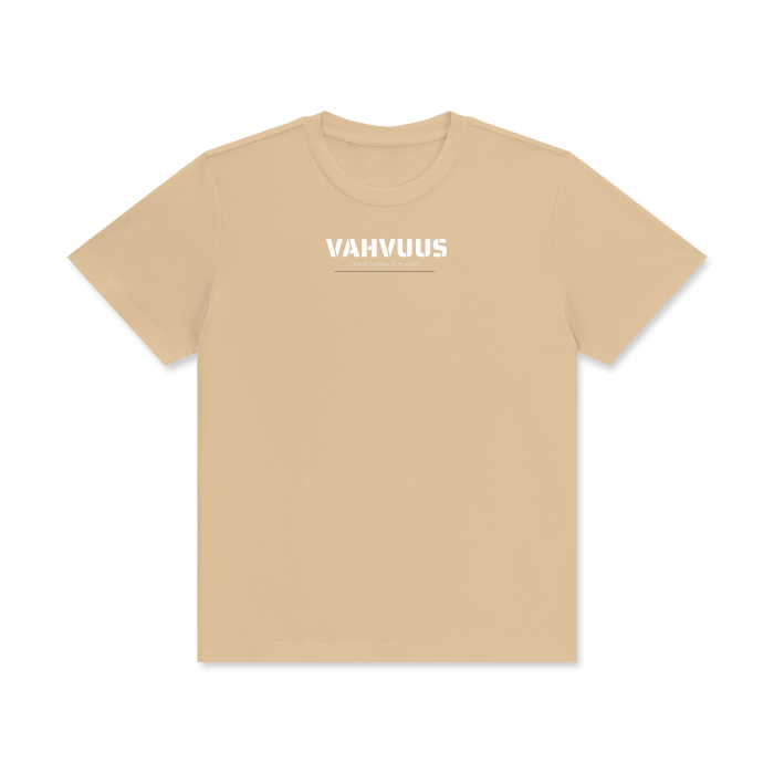 VAHVUUS FAITH STRONG FEAR GONE Crew Neck T