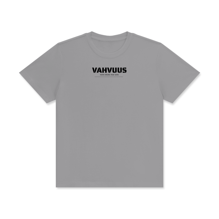VAHVUUS FAITH STRONG FEAR GONE Crew Neck T