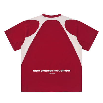 VAHVUUS Contrast Faith In Movement T Shirt