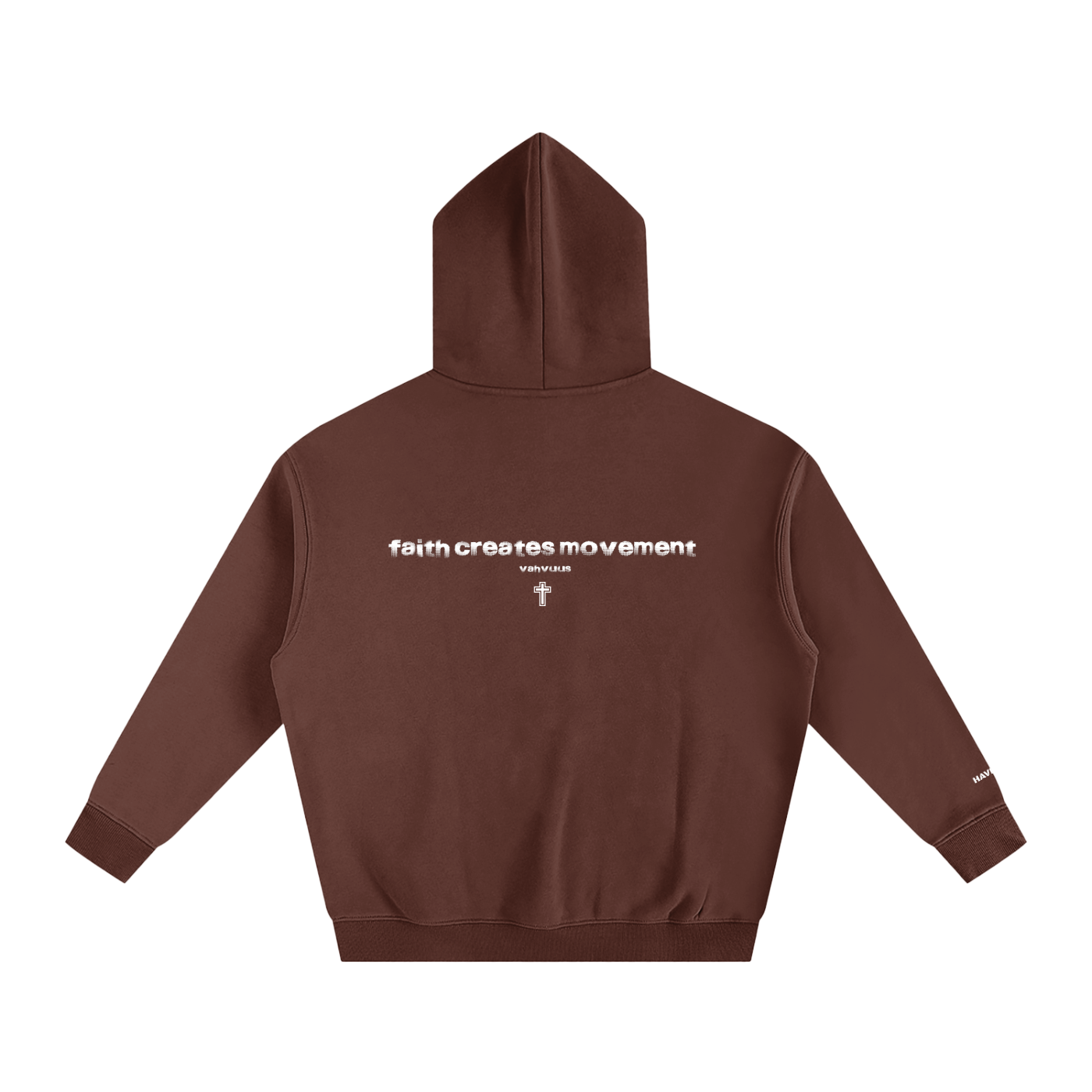 Vahvuus Faith In Movement Oversize Fleeced Hoodie