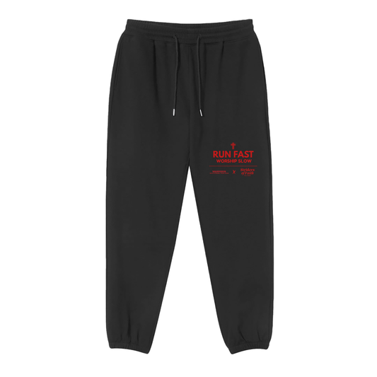 Striders Of Faith Oversize Elastic Waist Joggers