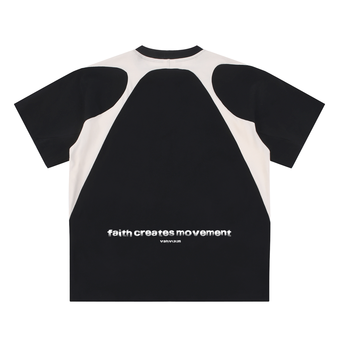 VAHVUUS Contrast Faith In Movement T Shirt
