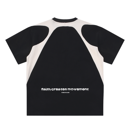 VAHVUUS Contrast Faith In Movement T Shirt
