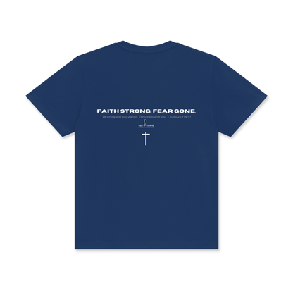 VAHVUUS FAITH STRONG FEAR GONE Crew Neck T