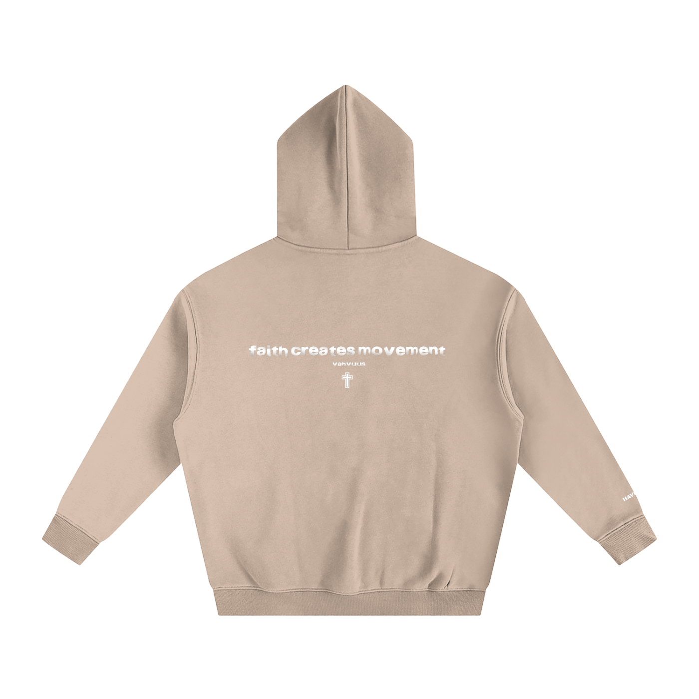 Vahvuus Faith In Movement Oversize Fleeced Hoodie