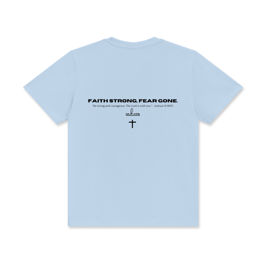 VAHVUUS FAITH STRONG FEAR GONE Crew Neck T