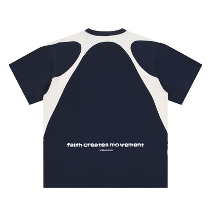 VAHVUUS Contrast Faith In Movement T Shirt