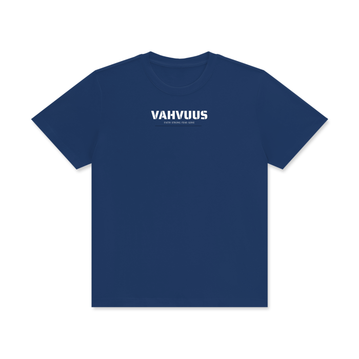 VAHVUUS FAITH STRONG FEAR GONE Crew Neck T