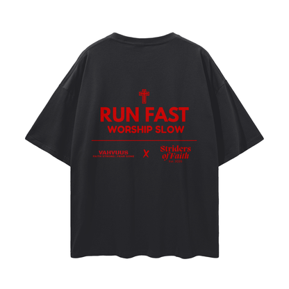 Striders Of Faith Oversize TEE