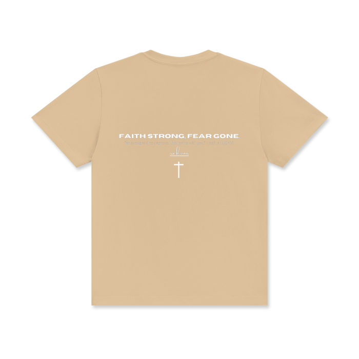 VAHVUUS FAITH STRONG FEAR GONE Crew Neck T