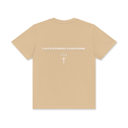 VAHVUUS FAITH STRONG FEAR GONE Crew Neck T