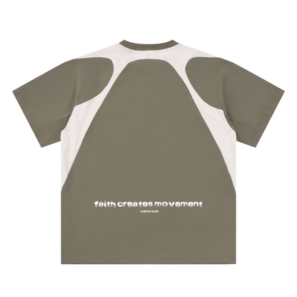 VAHVUUS Contrast Faith In Movement T Shirt