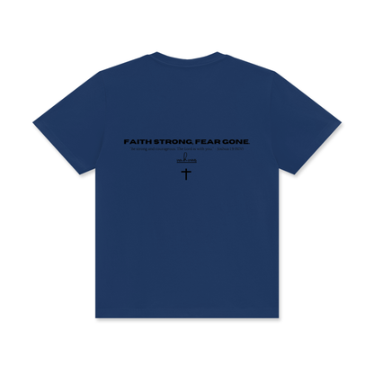 VAHVUUS FAITH STRONG FEAR GONE Crew Neck T