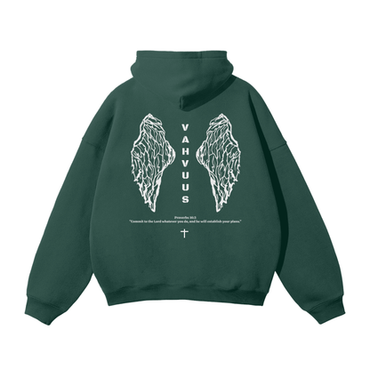 Vahvuus Angel Wings Fleeced Hood