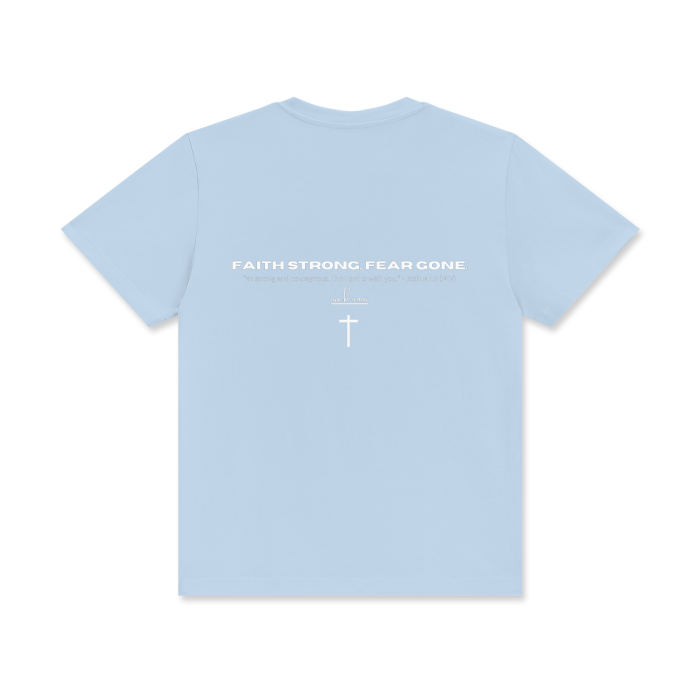 VAHVUUS FAITH STRONG FEAR GONE Crew Neck T