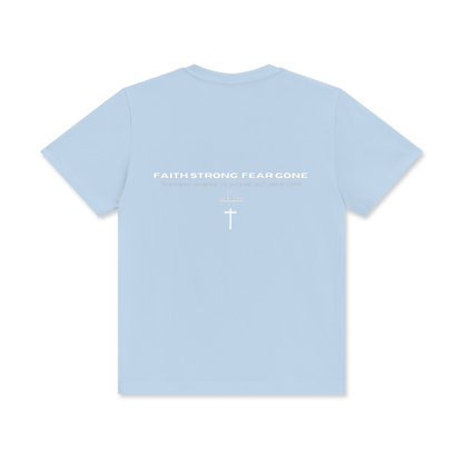 VAHVUUS FAITH STRONG FEAR GONE Crew Neck T