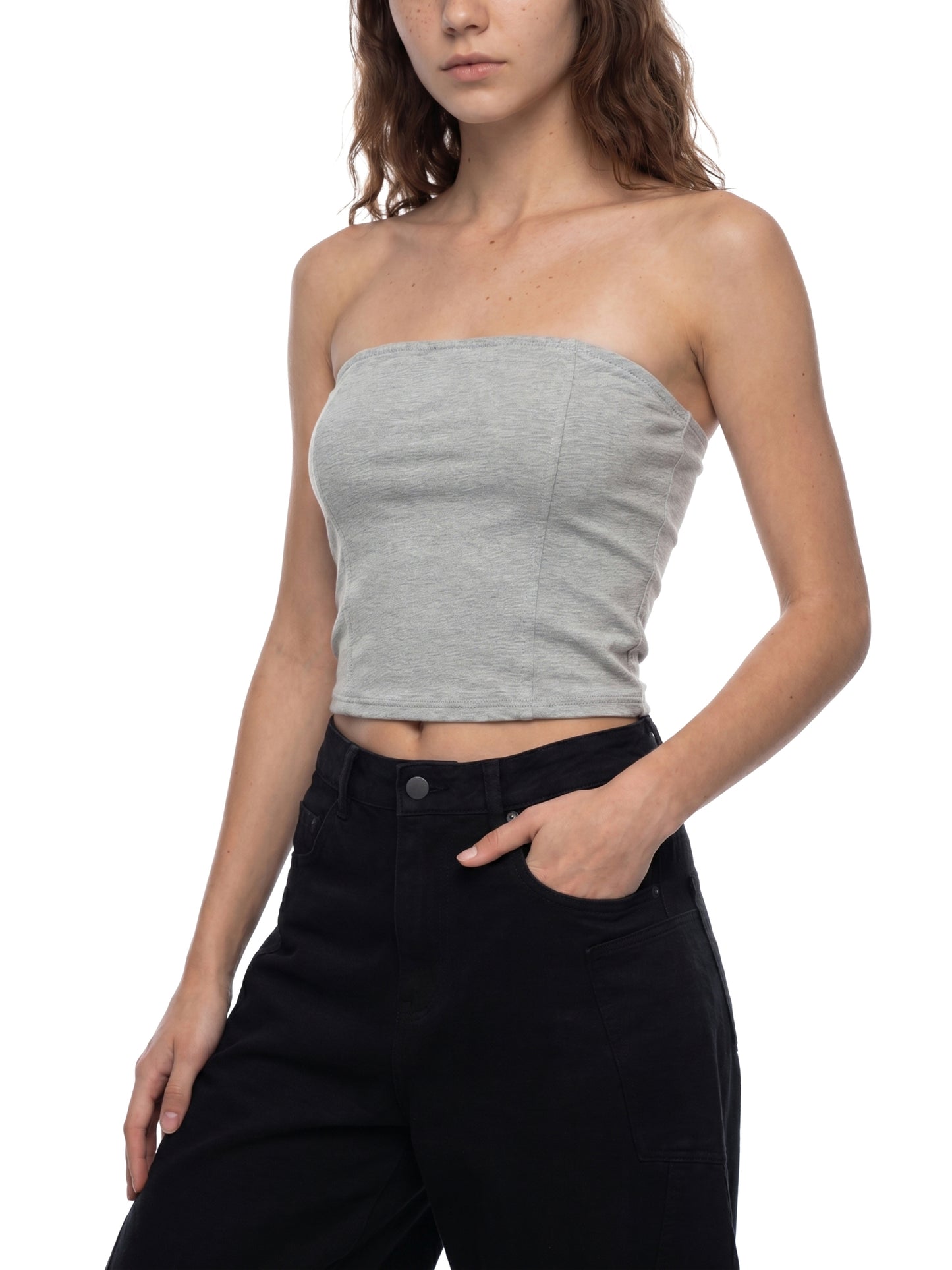 VAHVUUS Women's  Cropped Tube Top